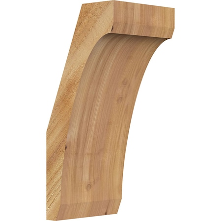 Ekena Millwork 6"W x 6"D x 14"H Legacy Rough Sawn Knee Brace, Western Red Cedar BRC06X06X14LEC00RWR